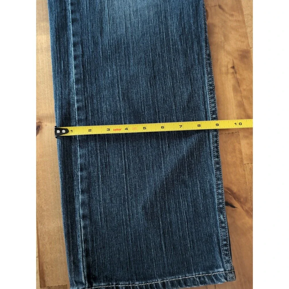 LEVI'S 505 Men's 36 x 32 Jeans STRETCH Med Blue Regular Straight Denim